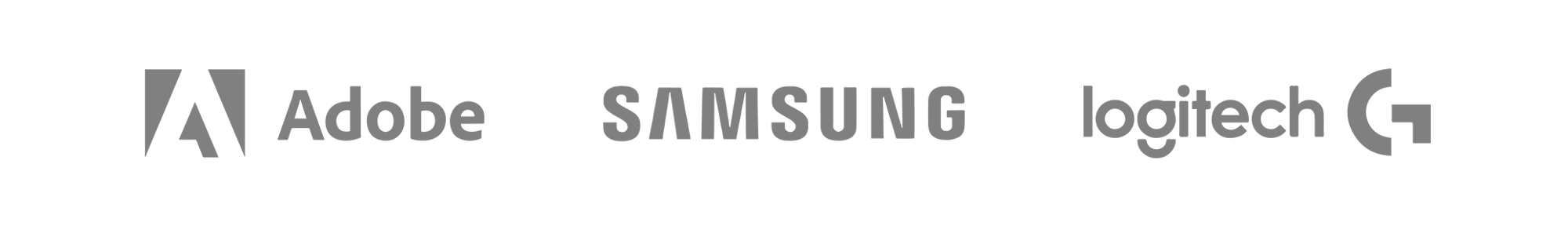 adobe - samsung - logitech