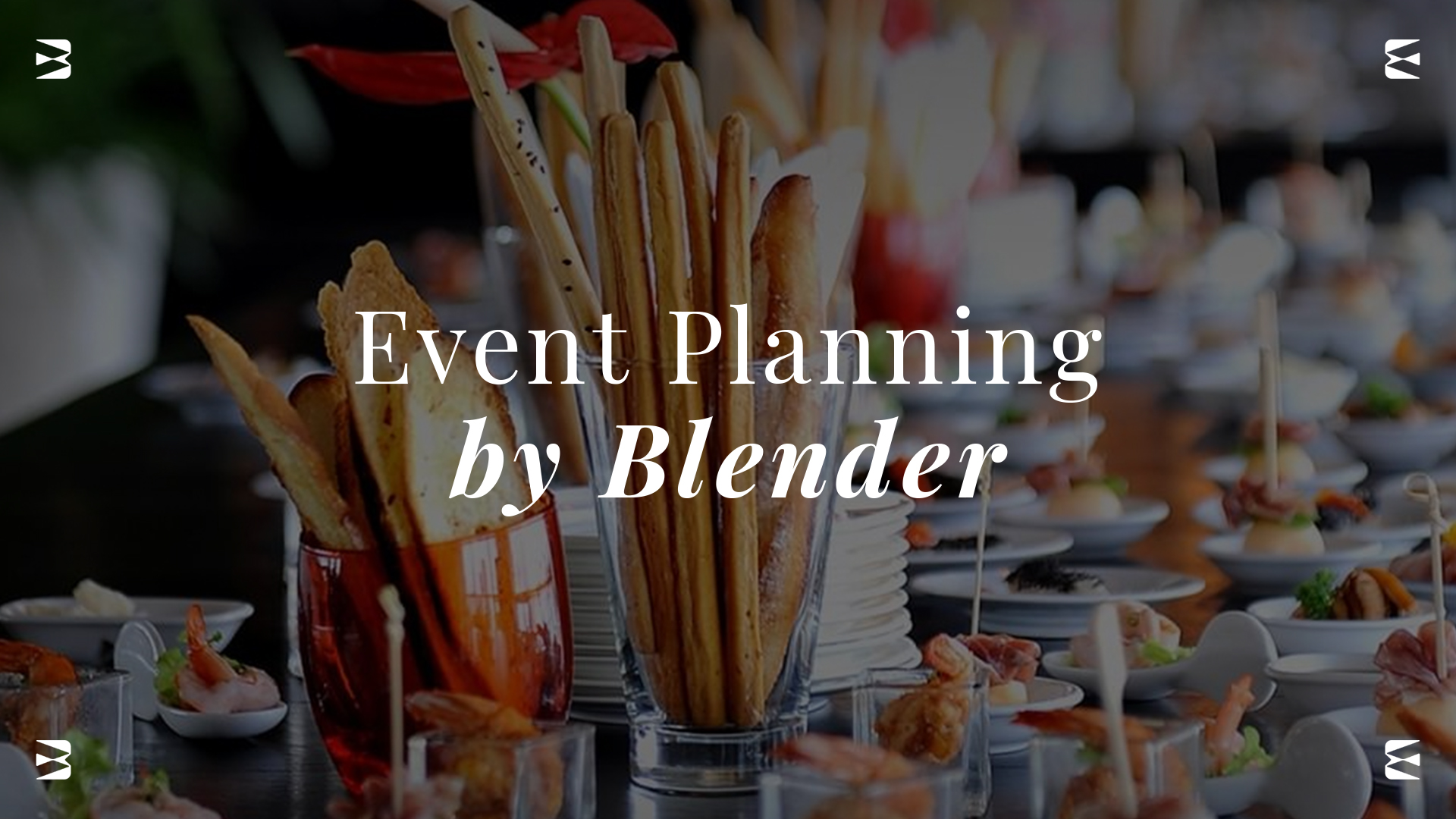 Blender Workspace Corporate Event Planning